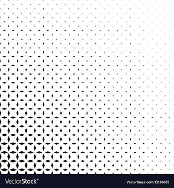 Black and white rhombus pattern background vector image