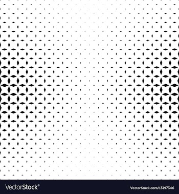 Black and white rhombus pattern background vector image