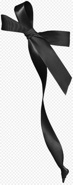 Black and white Ribbon - Black bow ribbon 