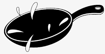 Black And White Saucepan, Web Page, Cooking, Pot PNG Image and ...