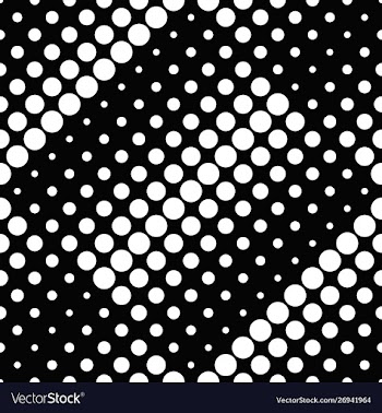 Black and white seamless abstract circle pattern vector image