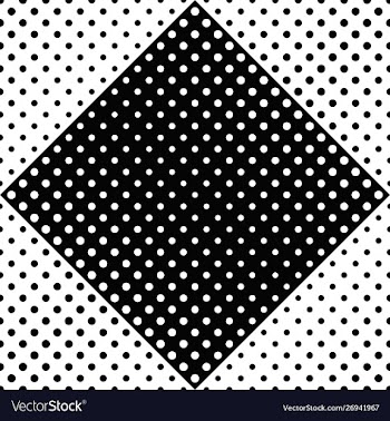 Black and white seamless abstract circle pattern vector image