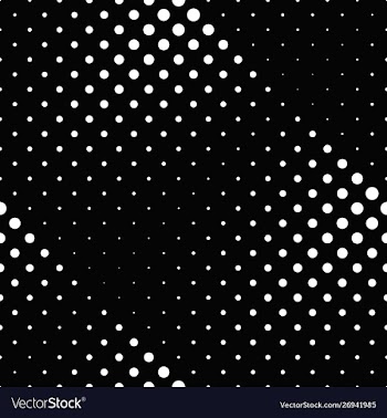 Black and white seamless abstract circle pattern vector image