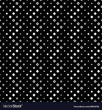 Black and white seamless abstract square pattern vector image