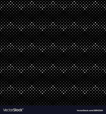 Black and white seamless curved star pattern vector image