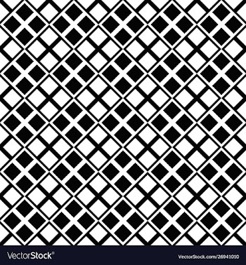 Black and white seamless diagonal square pattern vector image