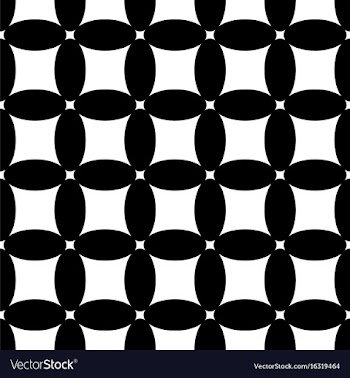 Black and white seamless geometric pattern vector image