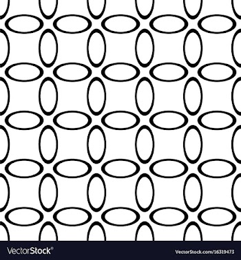 Black and white seamless geometric pattern vector image
