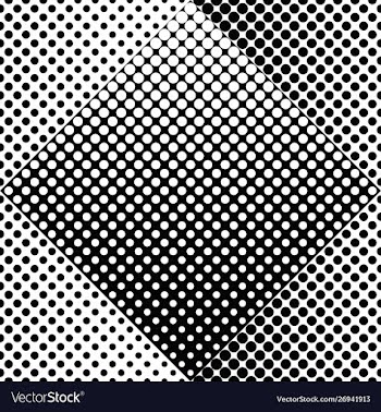 Black and white seamless geometrical circle vector image