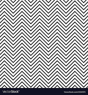 Black and white seamless zig zag line pattern vector image
