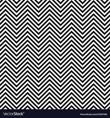 Black and white seamless zig zag line pattern vector image