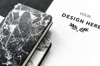 Black and white set of printed material mocku.. | Free stock psd mockup - 531729