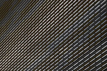 Black and white shot of building textured architecture texture in Adelaide