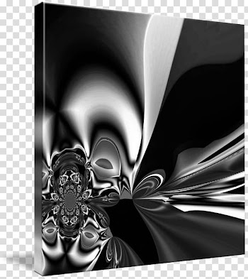 Black and white Silver Abstract art, Silver Abstract transparent background PNG clipart