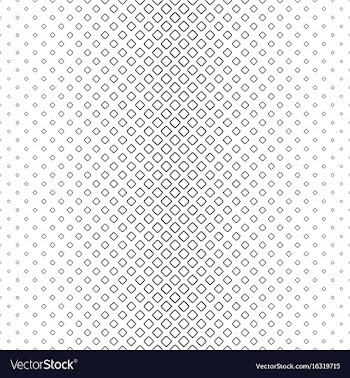 Black and white square pattern - abstract vector image