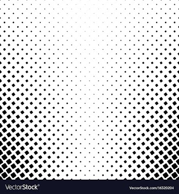 Black and white square pattern - abstract vector image