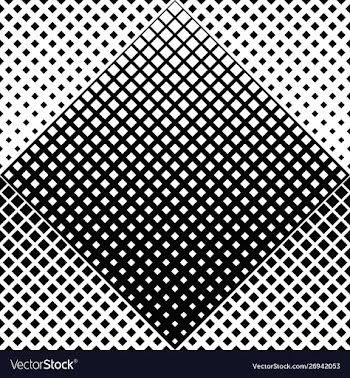 Black and white square pattern background design vector image