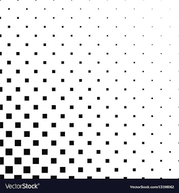 Black and white square pattern background vector image