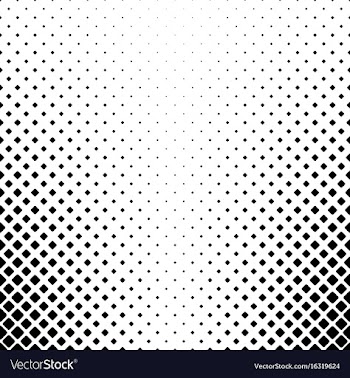 Black and white square pattern background vector image