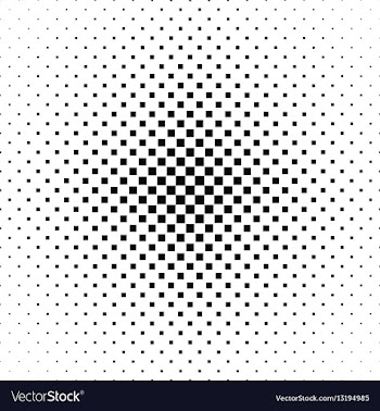 Black and white square pattern design vector image