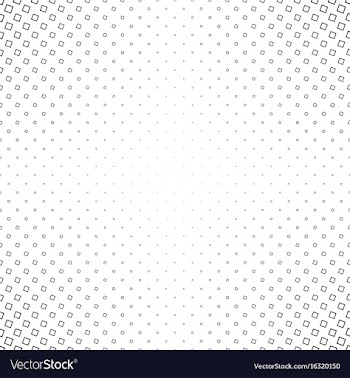 Black and white square pattern - geometric vector image