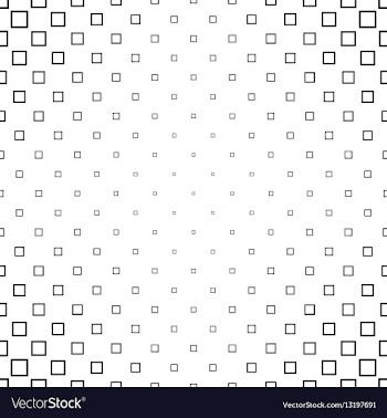 Black and white square pattern vector image