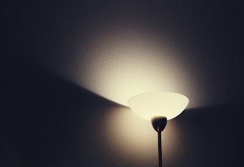 Black and White Stand Lamp