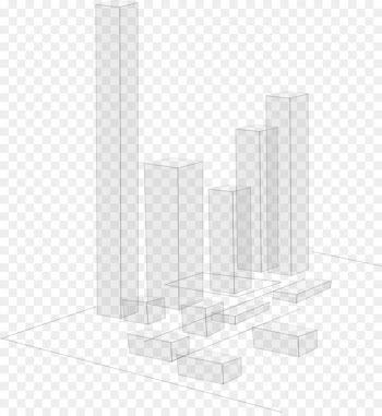 Black and white Structure Pattern - Transparent column 