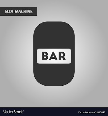 Black and white style bar sign vector image
