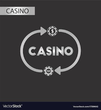 Black and white style casino chips vector image