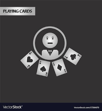 Black and white style casino dealer vector image