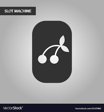 Black and white style cherry fruit vector image