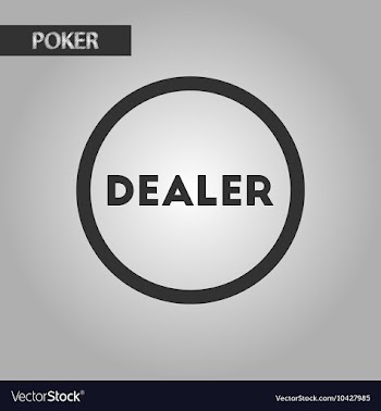 Black and white style chip dealer vector image