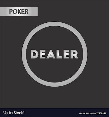 Black and white style chip dealer vector image