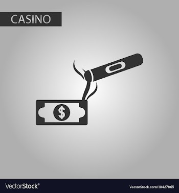 Black and white style cigar dollar vector image