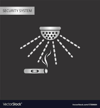 Black and white style cigar smoke alarm vector image
