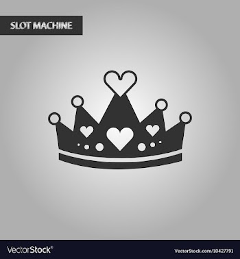 Black and white style crown royal vector image