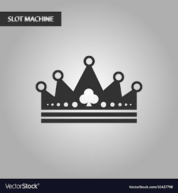 Black and white style crown royal vector image