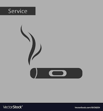 Black and white style cuba cigar vector image