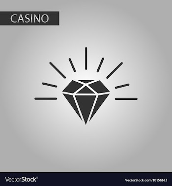 Black and white style diamond symbol vector image