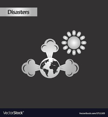 Black and white style earth greenhouse effect vector image