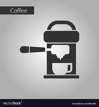 Black and white style electronic machine vector image