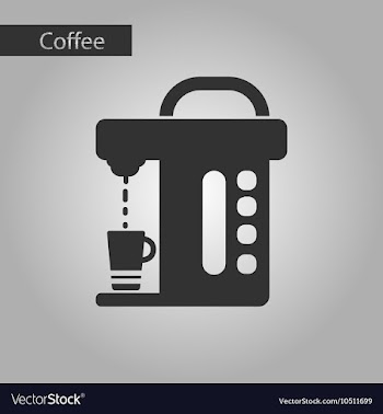 Black and white style electronic machine vector image