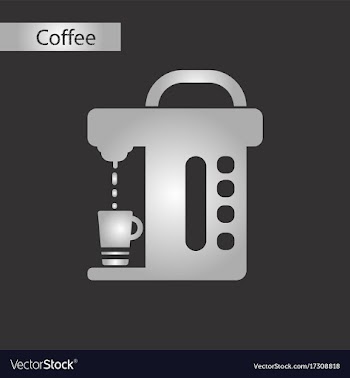 Black and white style electronic machine vector image