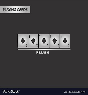 Black and white style flush cards vector image