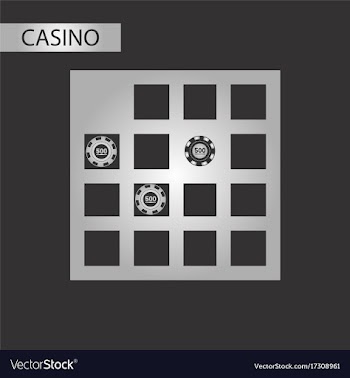 Black and white style game table vector image