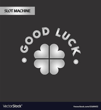 Black and white style good luck clover vector image