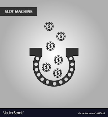 Black and white style good luck logo vector image