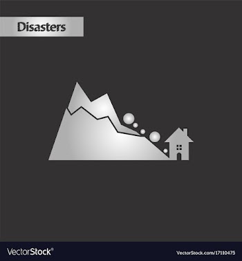 Black and white style house avalanche vector image