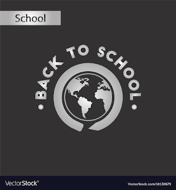 Black and white style icon back to school globe vector image